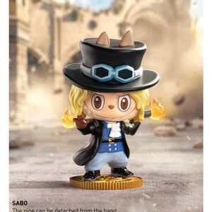 Pop Mart Labubu The Monsters One Piece  Series Pop Now Sabo Figure Confirmed NIB